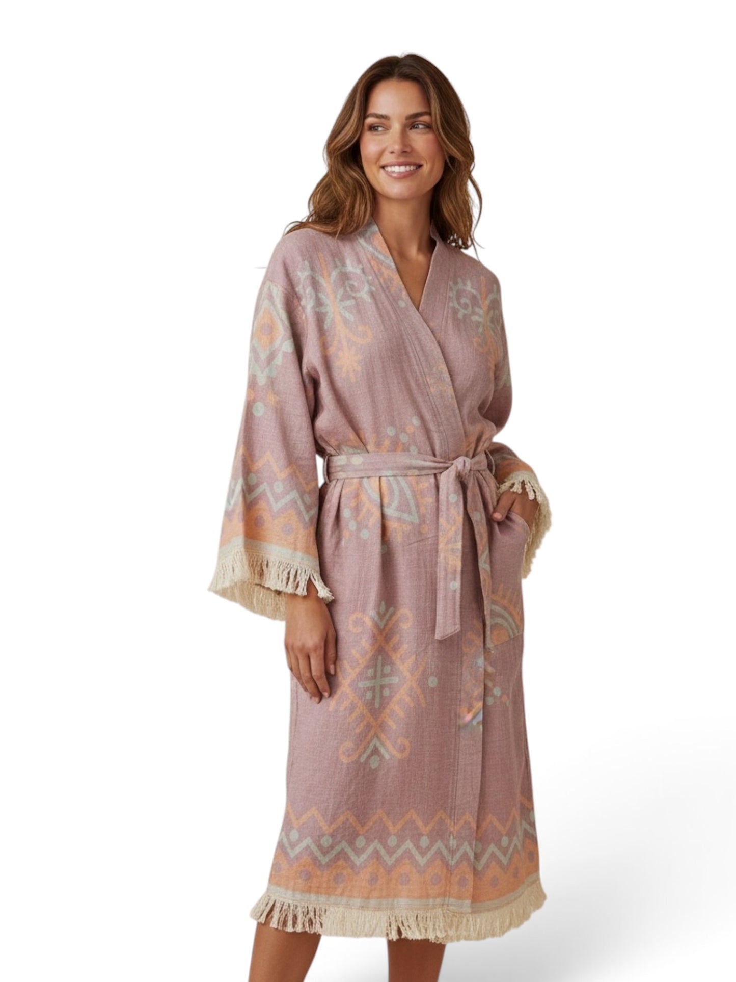 Jacquard Turkish Cotton Robe