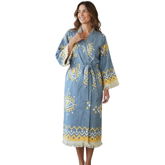 Jacquard Turkish Cotton Robe