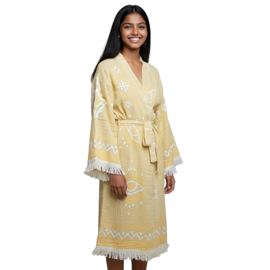 Jacquard Turkish Cotton Robe