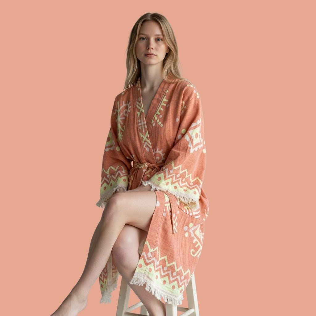 Jacquard Turkish Cotton Robe